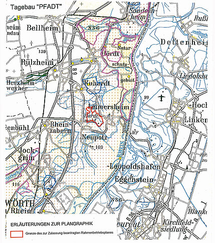 Erweiterung des Quarzsandtagebaus „Pfadt“