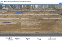 Startseite der „Anzeige Geologischer Untersuchungen in Norddeutschland“