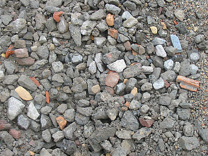 Beton-Bauschutt Beton-Bauschutt