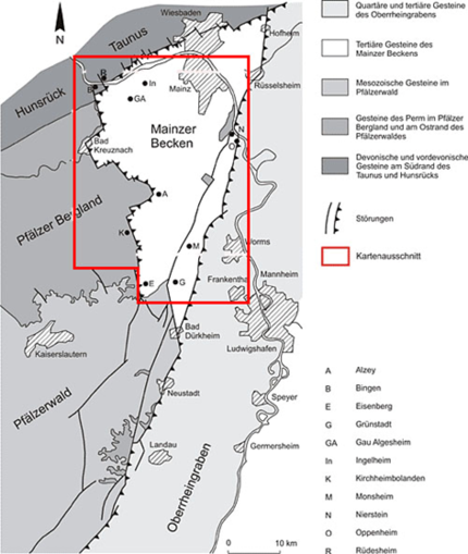 Abb.1: Lage des Kartiergebietes (nach:SCHÄFER 2014)