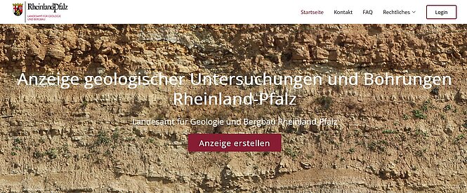 Sicher digital identifizieren mit der Anbindung von BundID und Elster-Mein Unternehmenskonto an das Anzeigenportal „Anzeige geologischer Untersuchungen und Bohrungen Rheinland-Pfalz“
