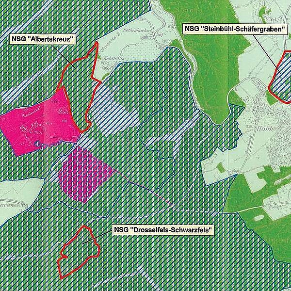 Nonnenfels-Eisensteiner Kopf Bergrechtliches Planfeststellungsverfahren des Feldspattagebaus „Nonnenfels Eisensteiner Kopf“