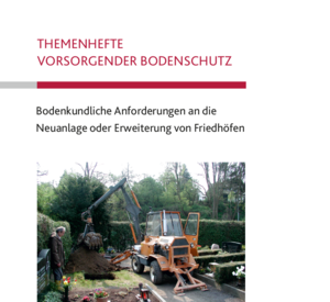 Titelbild des Themenhefts Vorsorgender Bodenschutz 3
