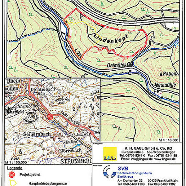 Erweiterung des Quarzittagebaus „Alexandra“ Erweiterung des Quarzittagebaus „Alexandra“ der Firma Gaul GmbH
