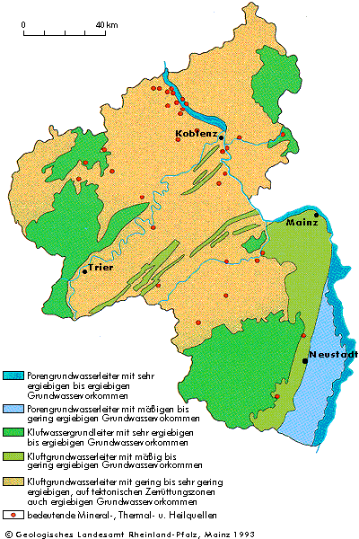 Postkartenset Hydrogeologische Übersichtskarte Postkartenset Hydrogeologische Übersichtskarte