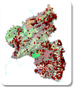Mapserver Anwendung Wärmeleitfähigkeiten und Wärmeentzugsleistungen für Erdwärmesonden starten